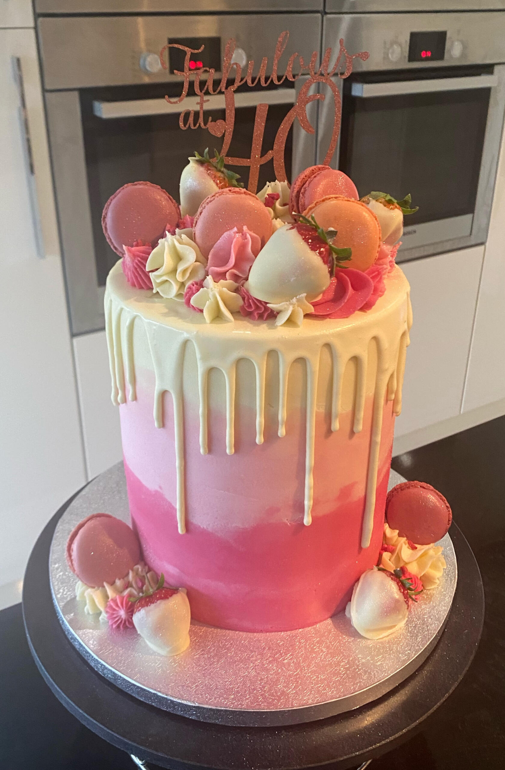 Happy 40th birthday cake